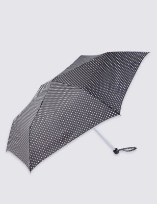 Mini Polka Dot Compact Umbrella with Stormwear&trade;